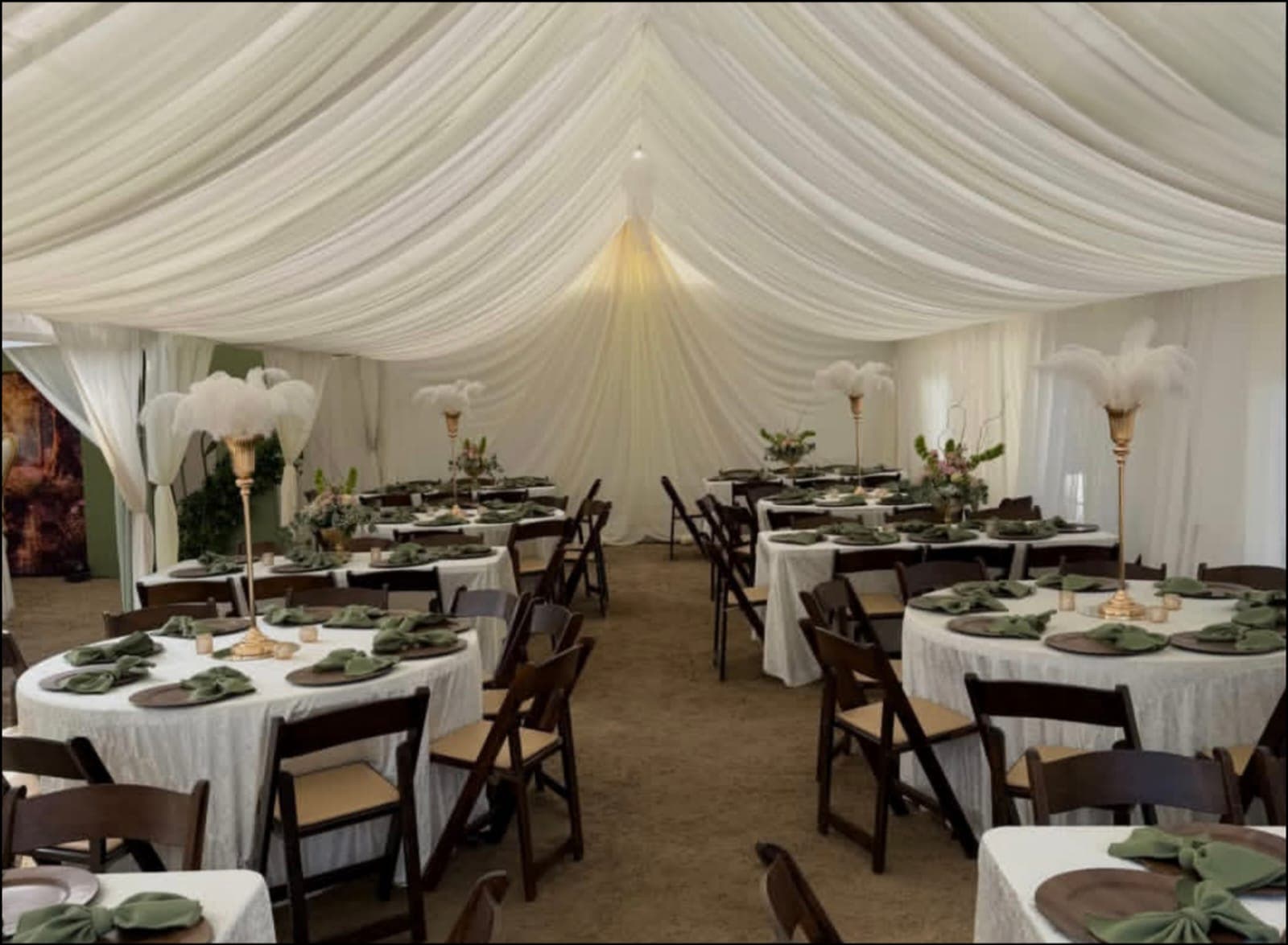 Montaje para evento de Islas Party Rentals