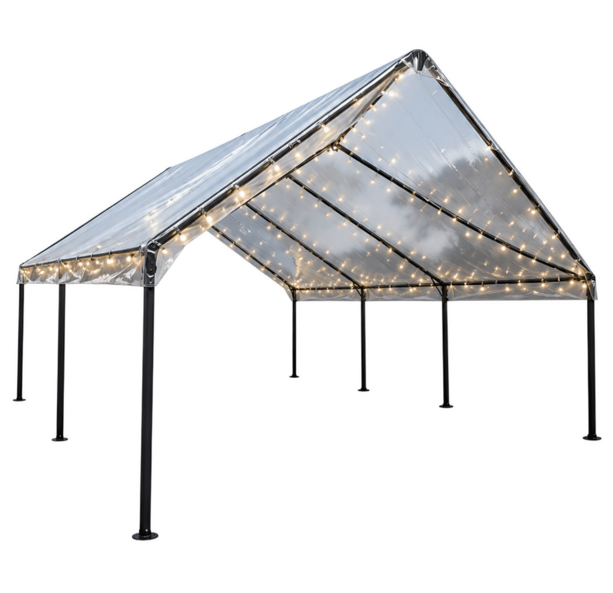 Toldo Transparente con Luces